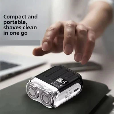 Mini rasoir électrique à double tête rechargeable USB