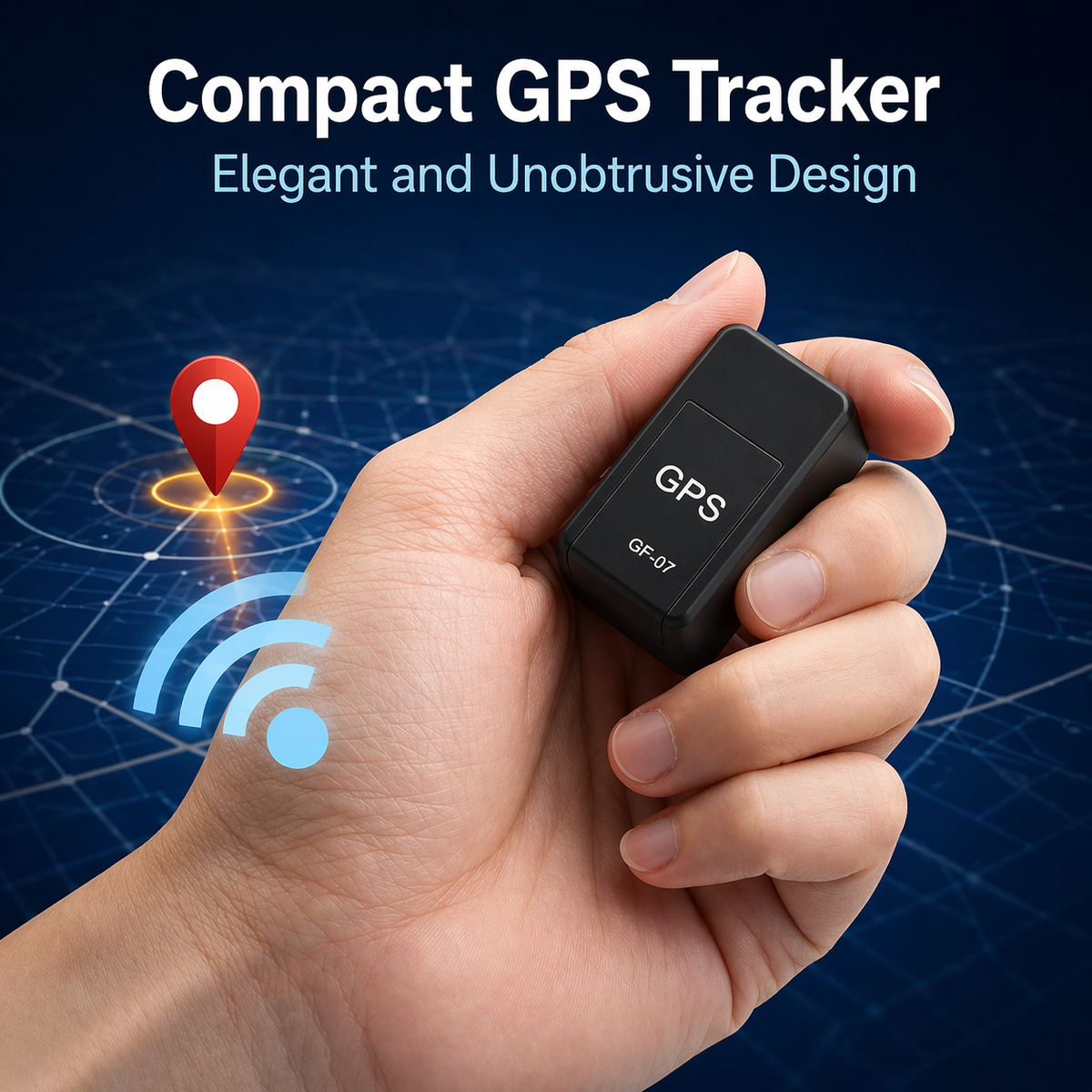 Mini traceurs GSM et GPRS magnétiques, lot de 2