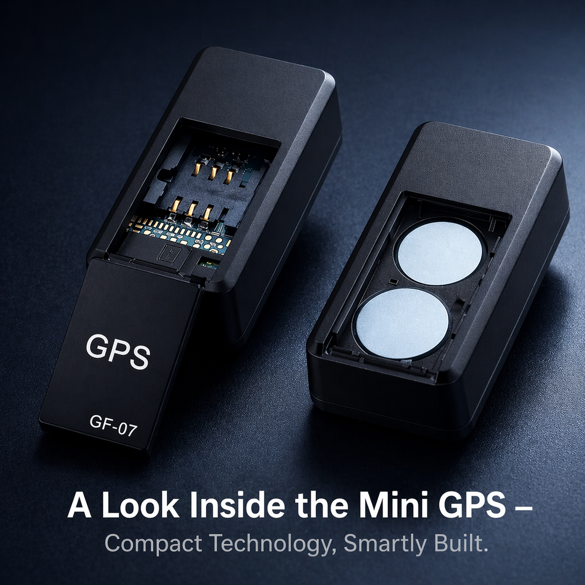 Mini traceurs GSM et GPRS magnétiques, lot de 2