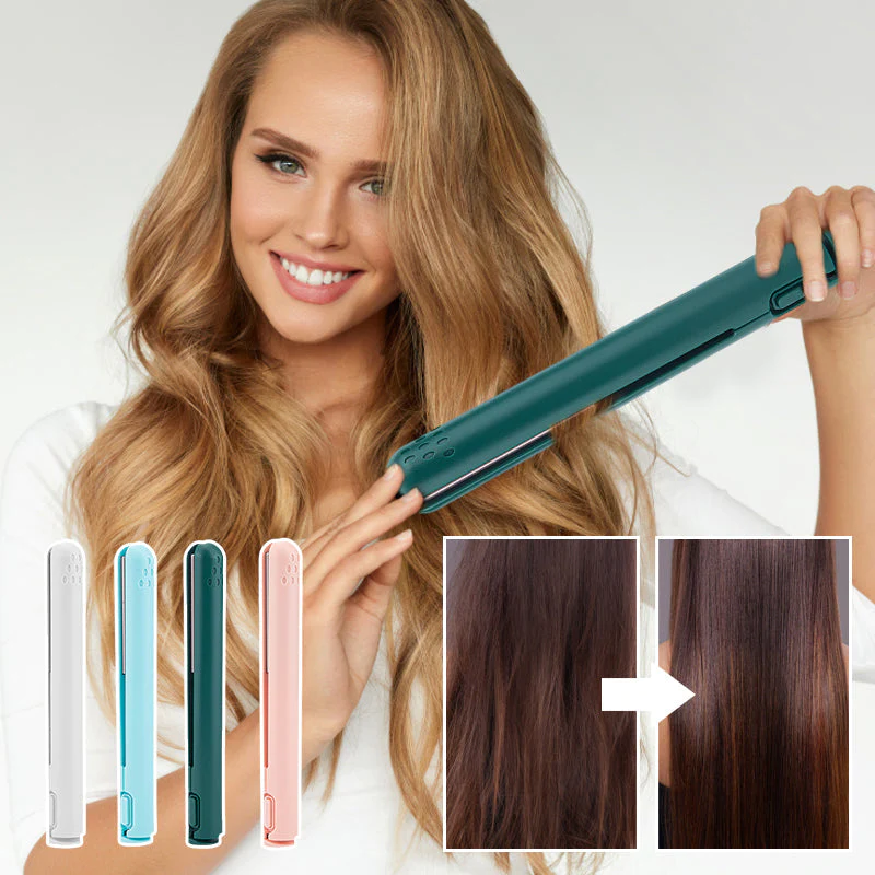 Mini appareil de coiffure 2 en 1 lisseur et boucleur