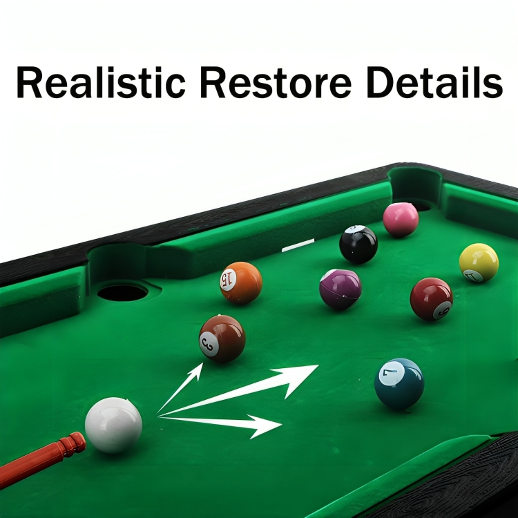 Mini table de billard pour enfants en plastique