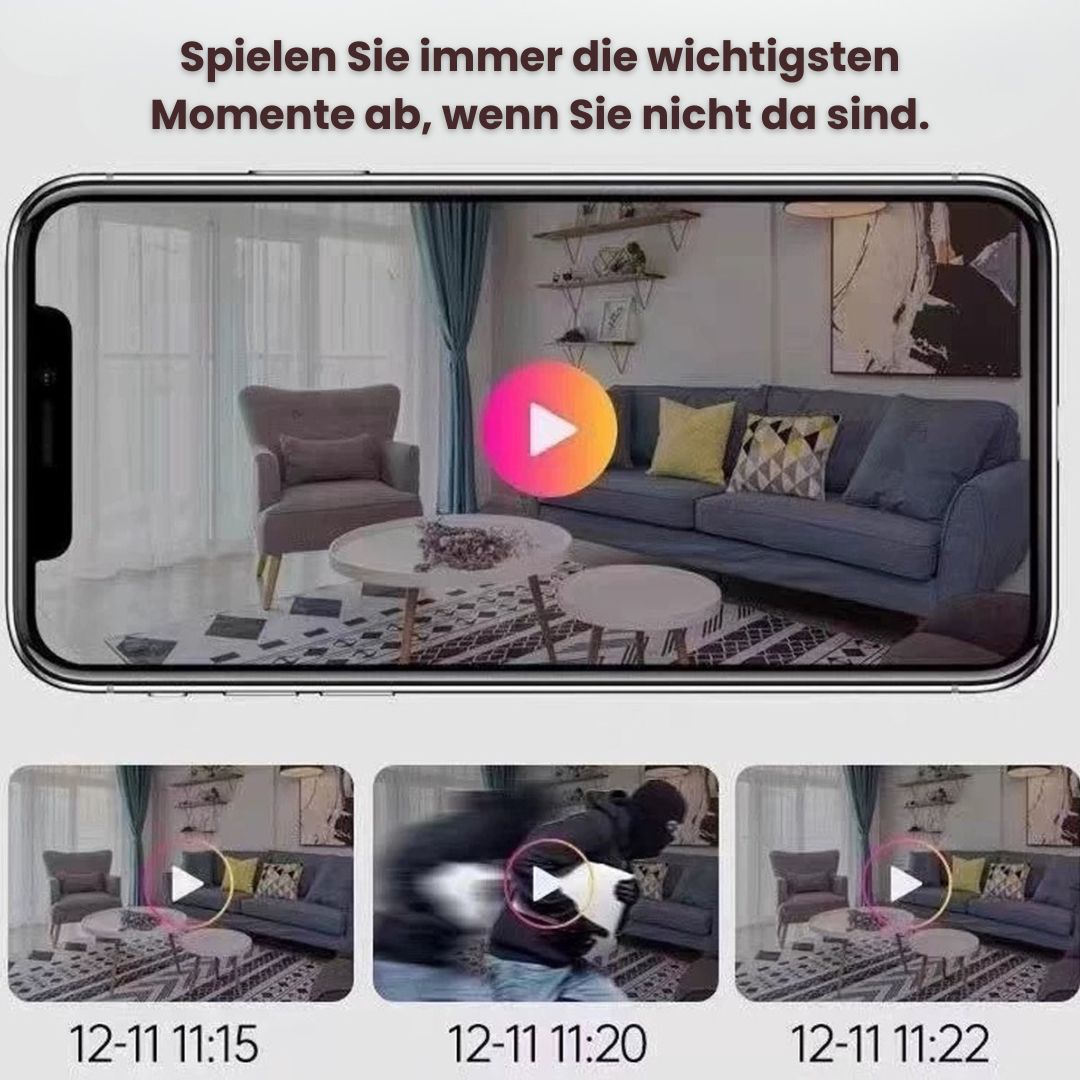 Mini caméra Wi-Fi 1080P magnétique à vision nocturne