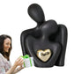 Figurine couple minimaliste en résine