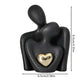 Figurine couple minimaliste en résine