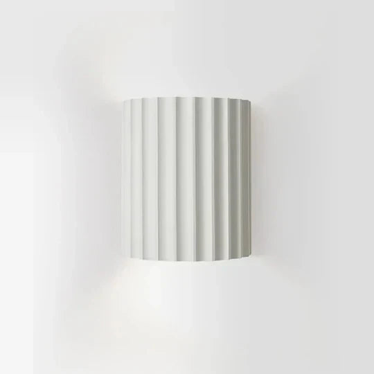 Applique murale rainurée à lumière chaude