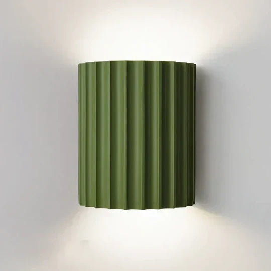 Applique murale rainurée à lumière chaude