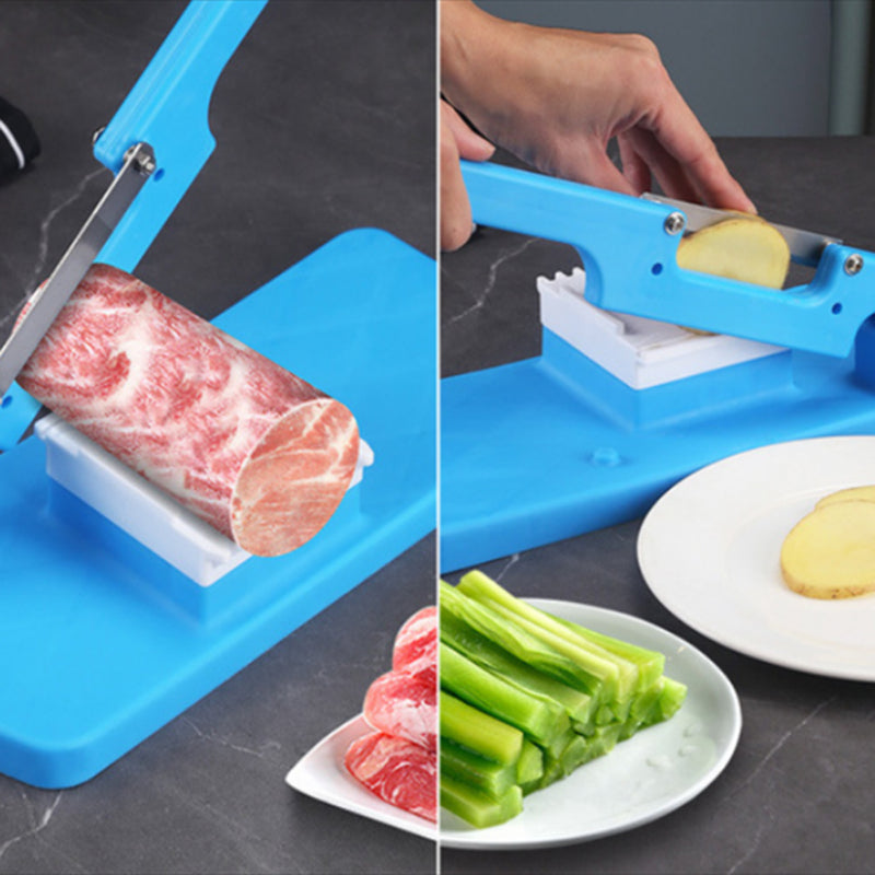 Coupe-aliments à levier avec base antidérapante
