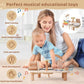 Table d’activités musicales avec xylophone et tambours