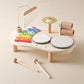 Table d’activités musicales avec xylophone et tambours