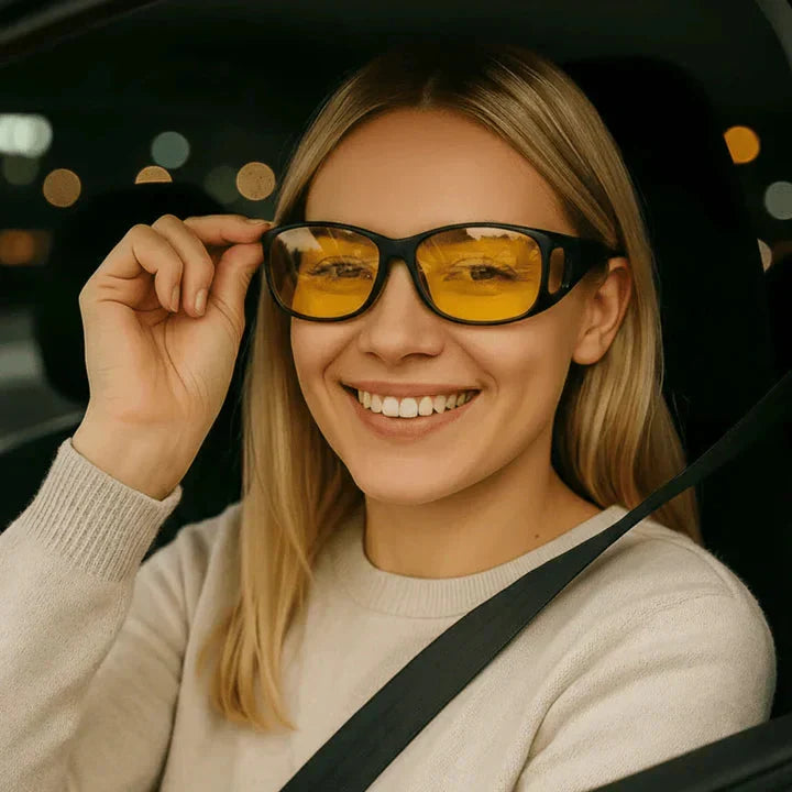 Lunettes anti-éblouissement pour conduite de nuit
