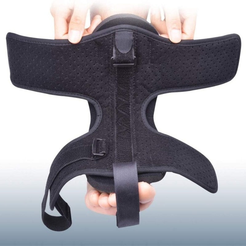 Attelle de repos pour pied à trois sangles réglables