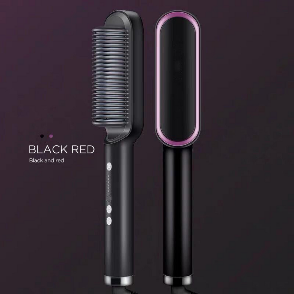 Brosse lissante chauffante 2 en 1 avec arrêt automatique