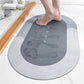 Tapis absorbant antidérapant 50 × 80 cm – gris – image 8