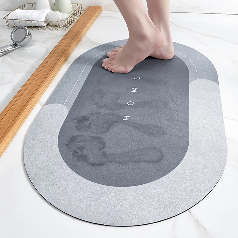 Tapis absorbant antidérapant 50 × 80 cm – gris – image 8
