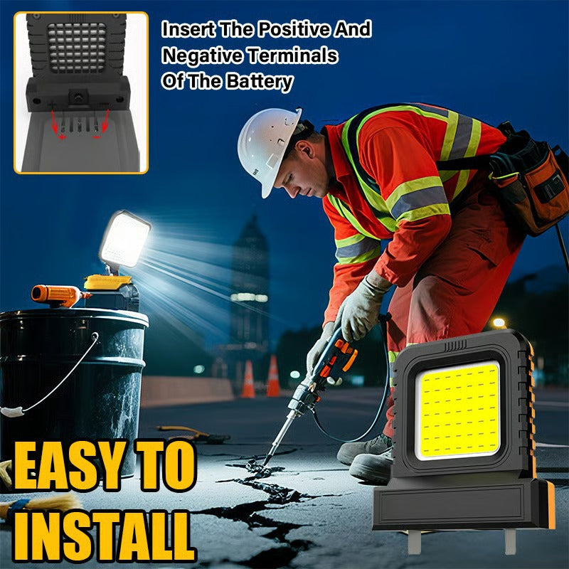 Projecteur LED de travail compatible batteries