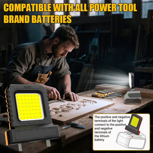 Projecteur LED de travail compatible batteries