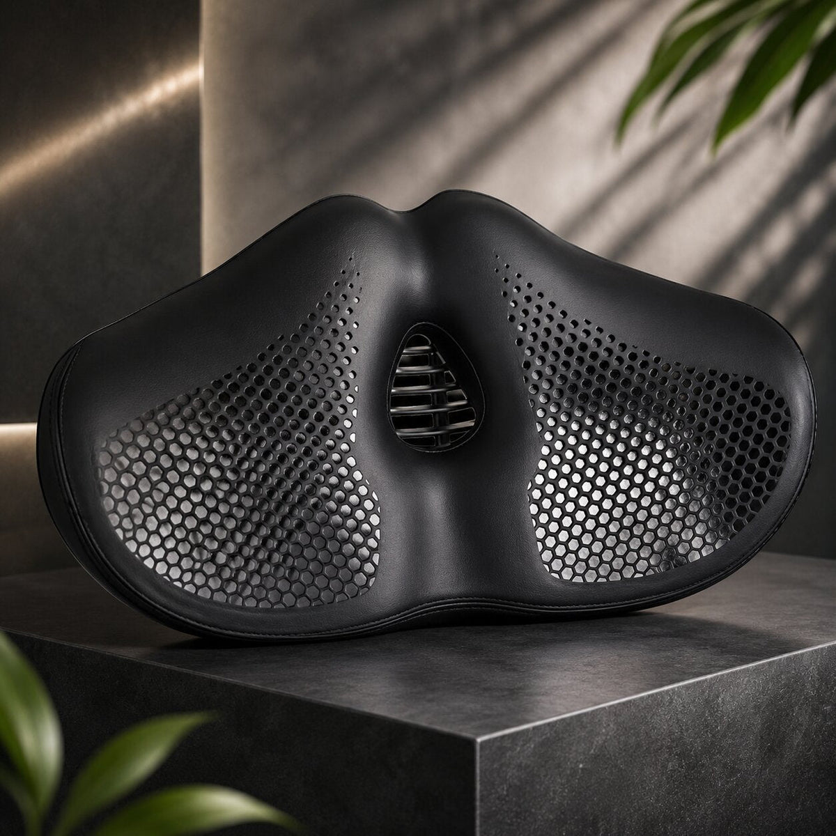 Selle de vélo large sans bec avec double ressort
