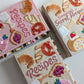 Carnet de recettes à couverture textile brodée