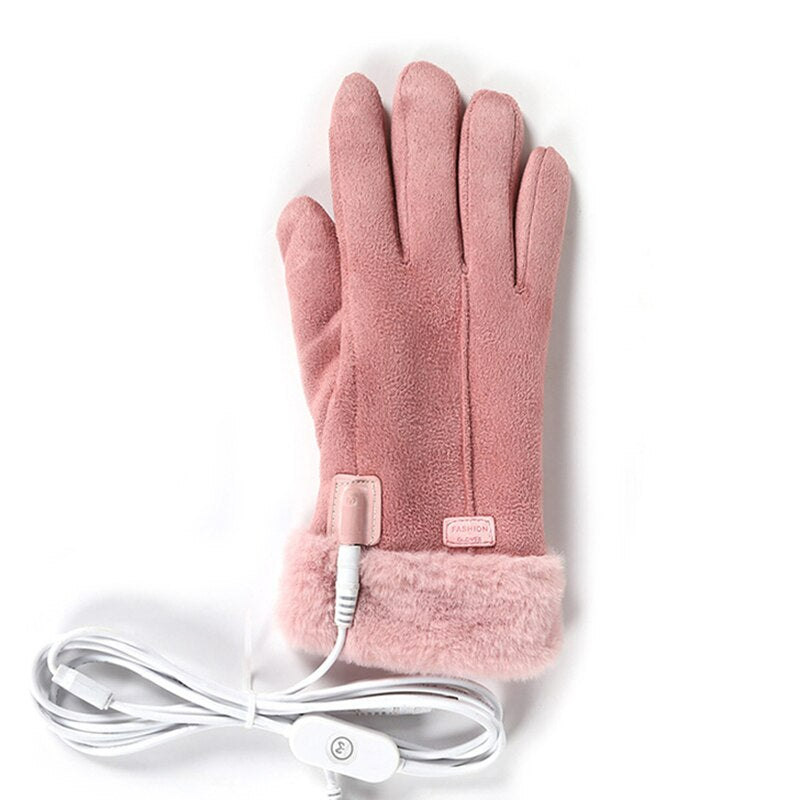 Gants chauffants rechargeables pour femme à 3 niveaux