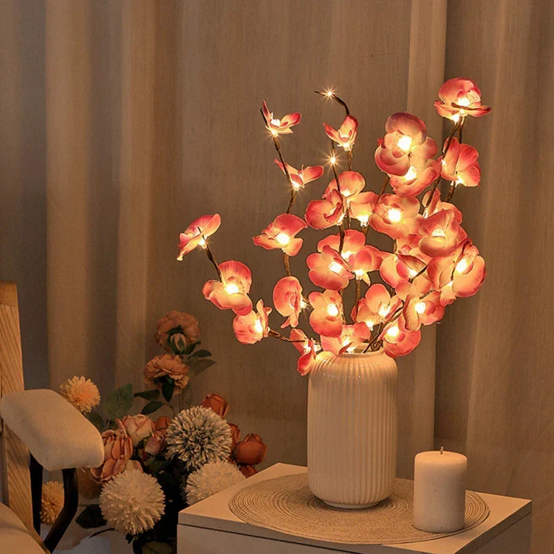 Branche lumineuse décorative à 120 LED, hauteur 70 cm