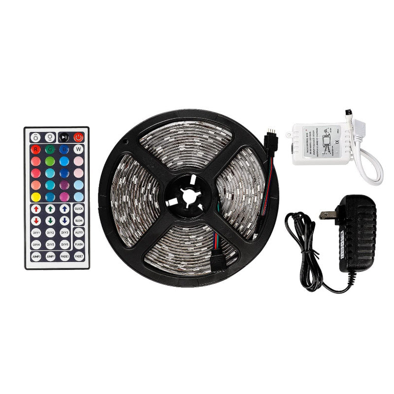 Ruban LED multicolore de 5 m avec télécommande, 12 V