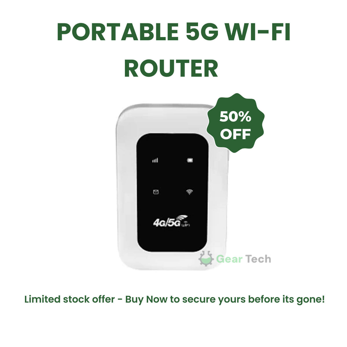 Routeur Wi-Fi mobile 4G LTE rechargeable