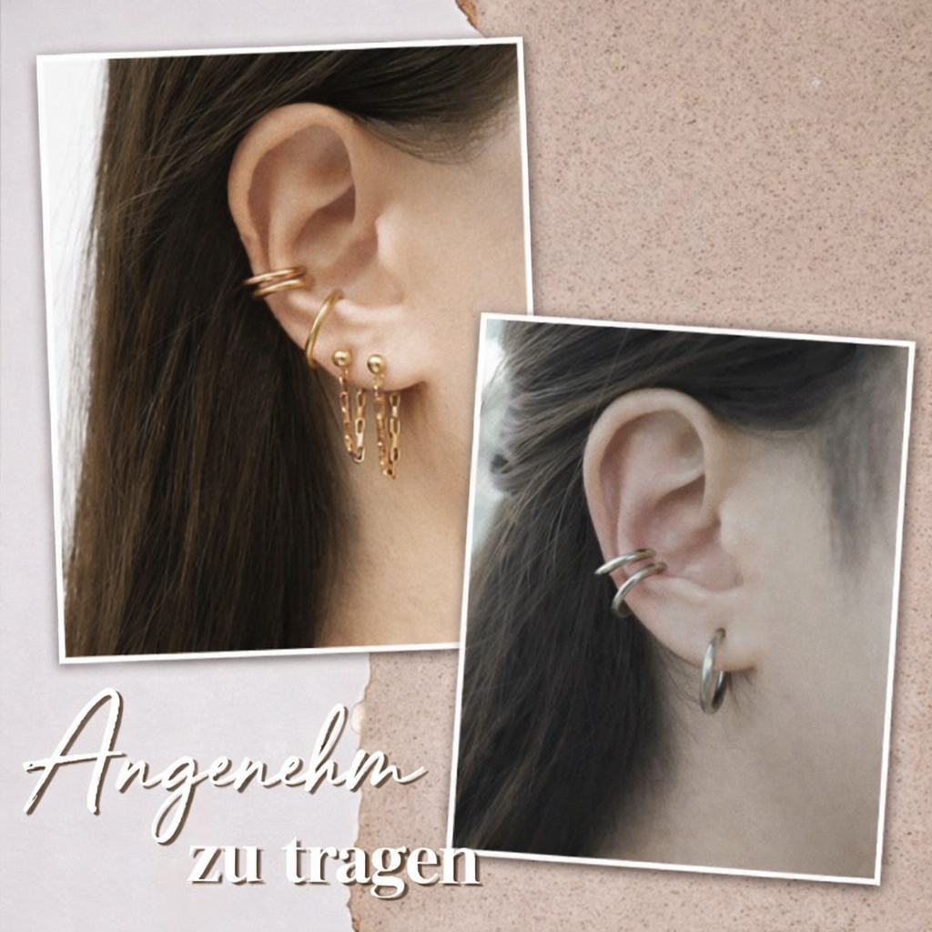 Boucles d'oreilles sans perçage à clip