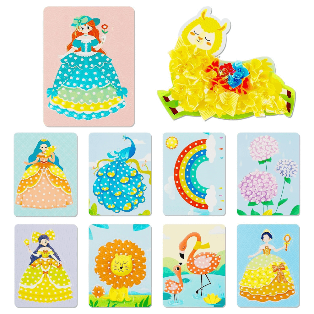 Kit de création de tableaux en tissu pour enfants