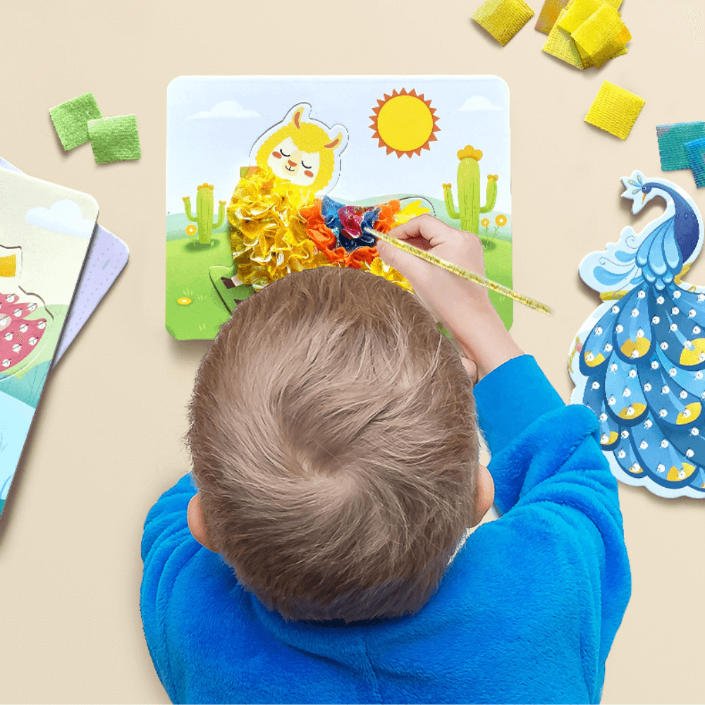 Kit de création de tableaux en tissu pour enfants