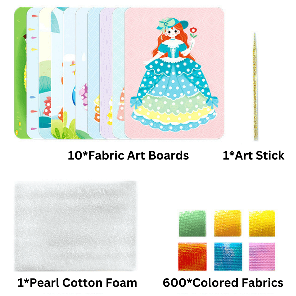 Kit de création de tableaux en tissu pour enfants
