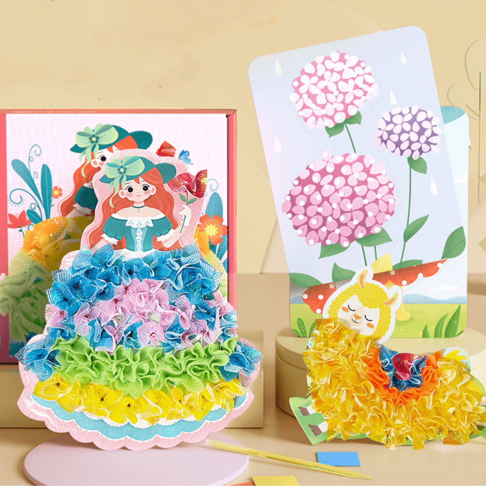 Kit de création de tableaux en tissu pour enfants