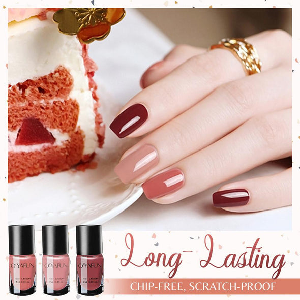 Lot de 2 vernis à ongles à film détachable, 8 ml