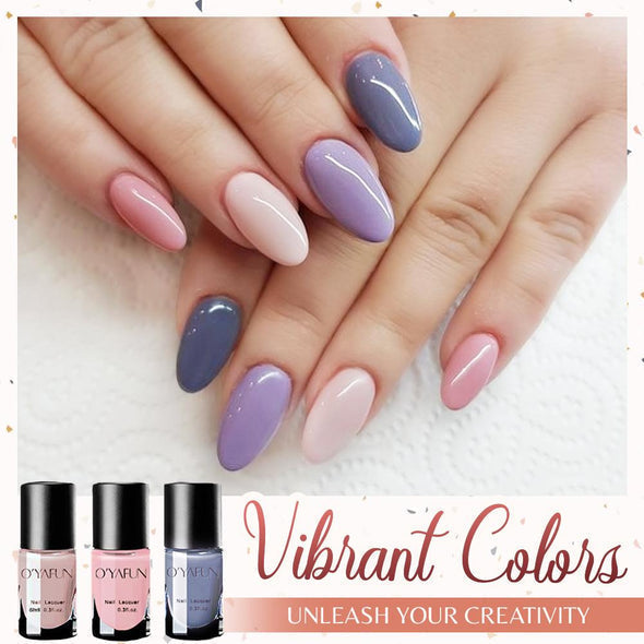 Lot de 2 vernis à ongles à film détachable, 8 ml