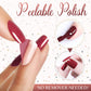 Lot de 2 vernis à ongles à film détachable, 8 ml