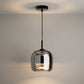 Suspension en verre teinté avec douille E27