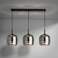 Suspension en verre teinté avec douille E27