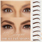 Kit de maquillage des sourcils avec tampon et pochoirs