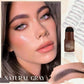 Kit de maquillage des sourcils avec tampon et pochoirs