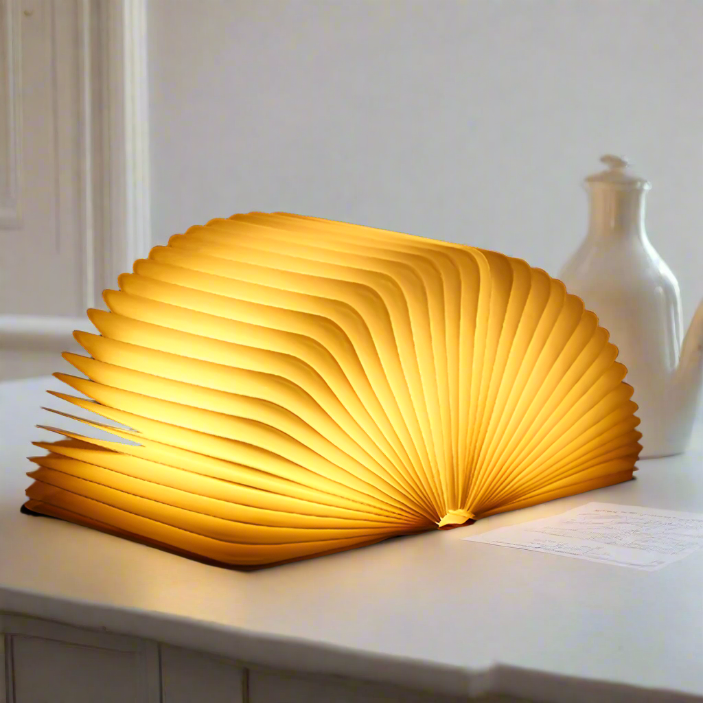 Veilleuse LED en forme de livre rechargeable USB