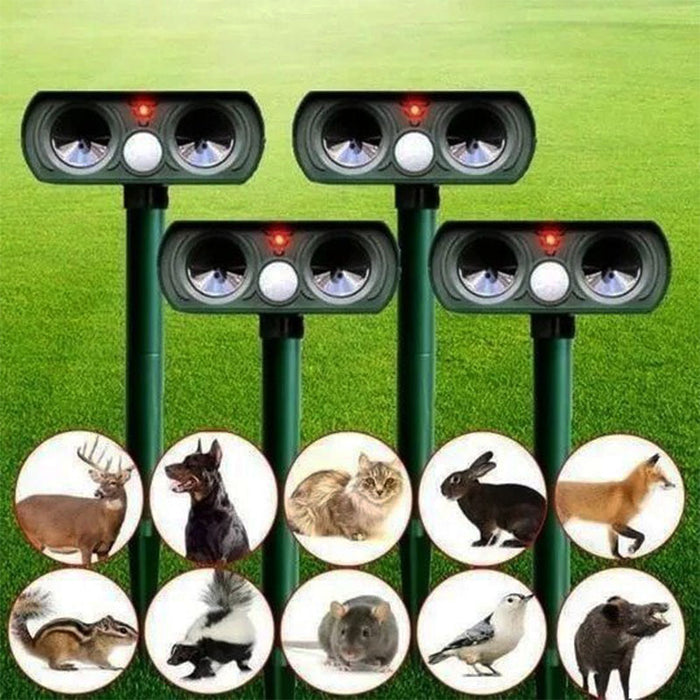 Répulsif solaire de jardin à détection de mouvement