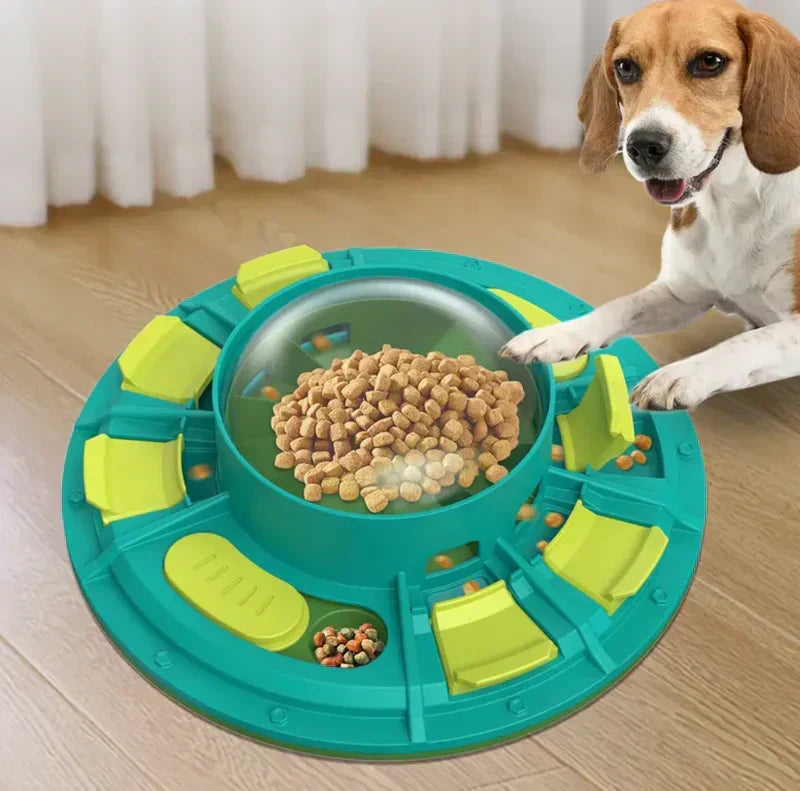 Plateau d’alimentation pour animaux avec base antidérapante