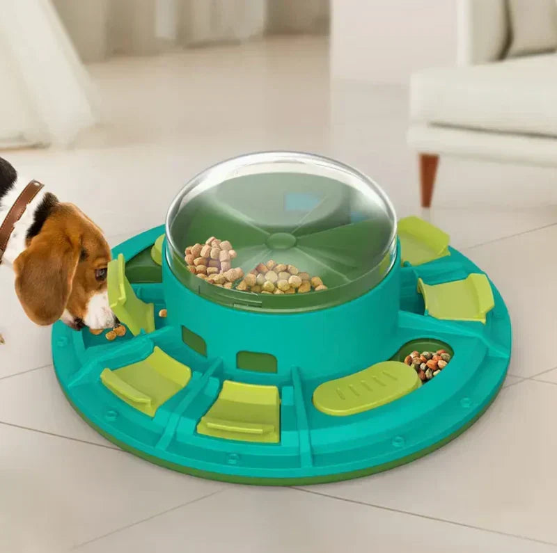 Plateau d’alimentation pour animaux avec base antidérapante