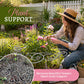 Support de plantes métallique en spirale