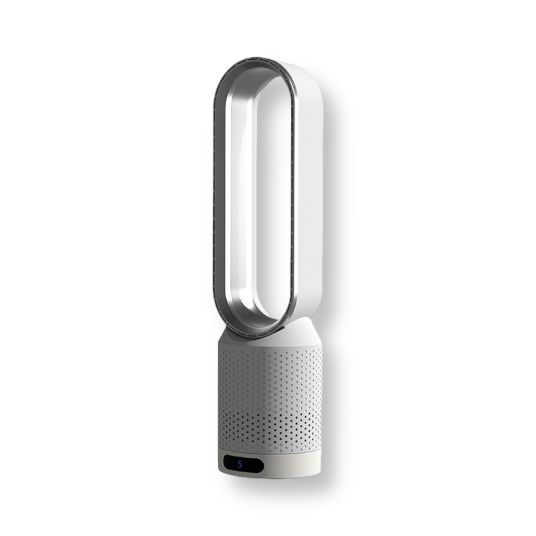 Purificateur d'air intérieur avec filtre et ventilation oscillante