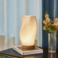Lampe décorative USB à formes ondulées et intensité réglable