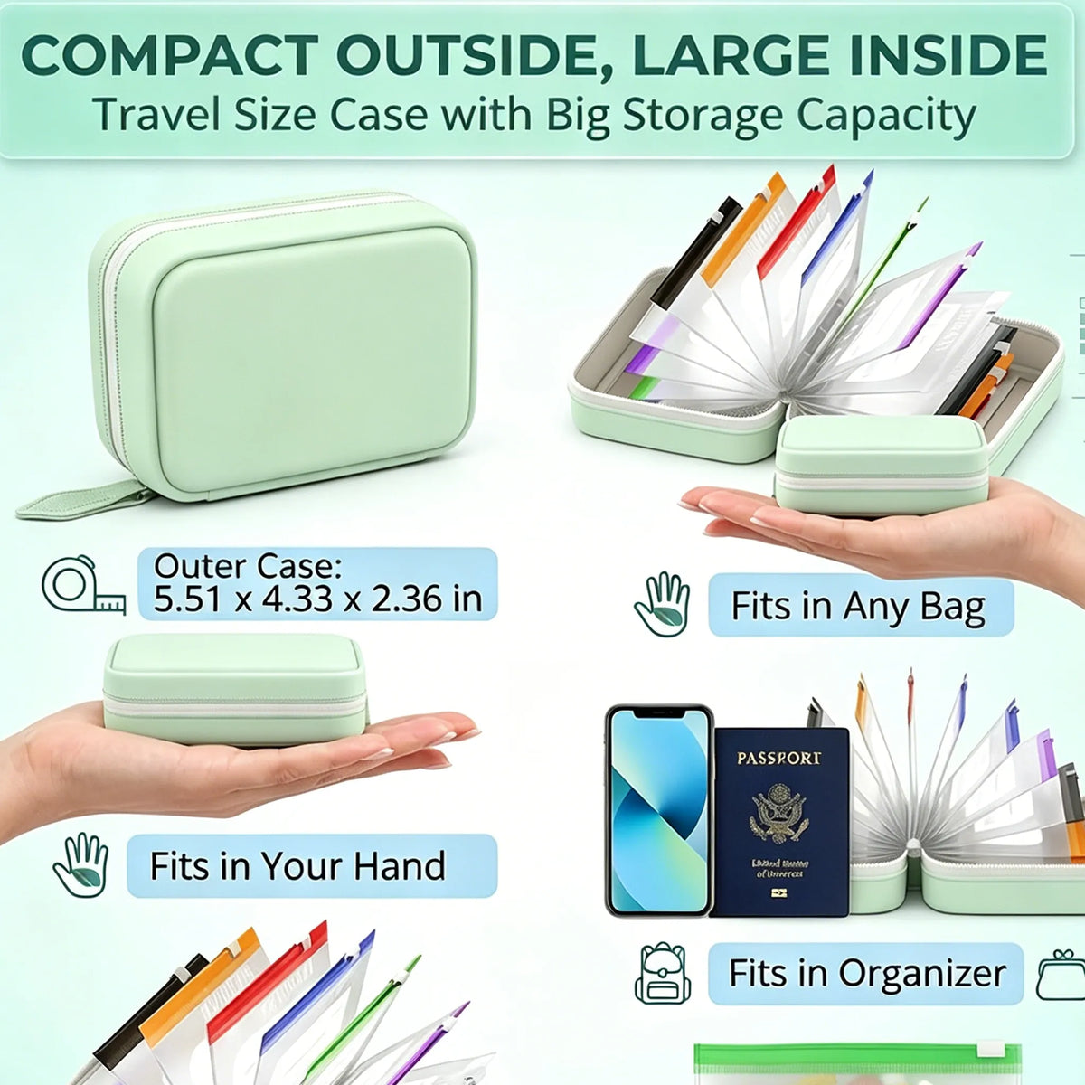 Organisateur de comprimés avec sachets inscriptibles