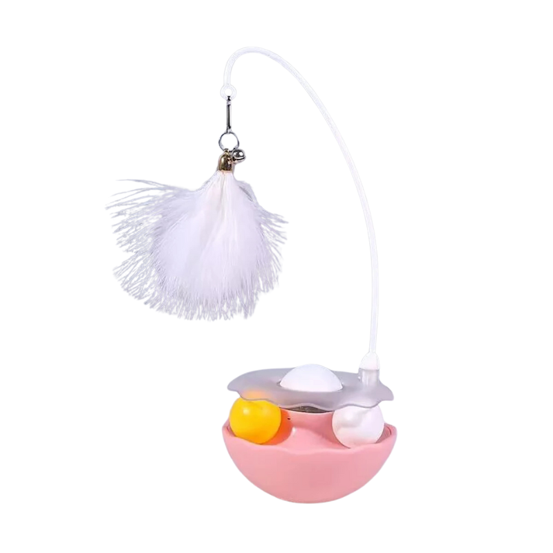 Felineau Jouet Plume en Mouvement pour Chat - 4 Couleurs