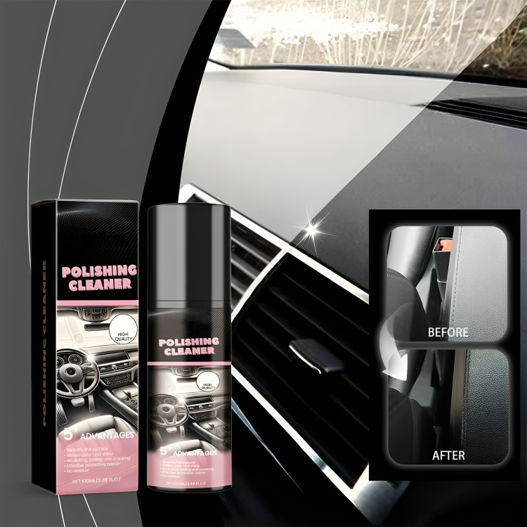 Lot de 2 sprays nettoyants pour intérieur de voiture, 100 ml