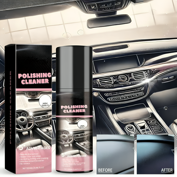 Lot de 2 sprays nettoyants pour intérieur de voiture, 100 ml