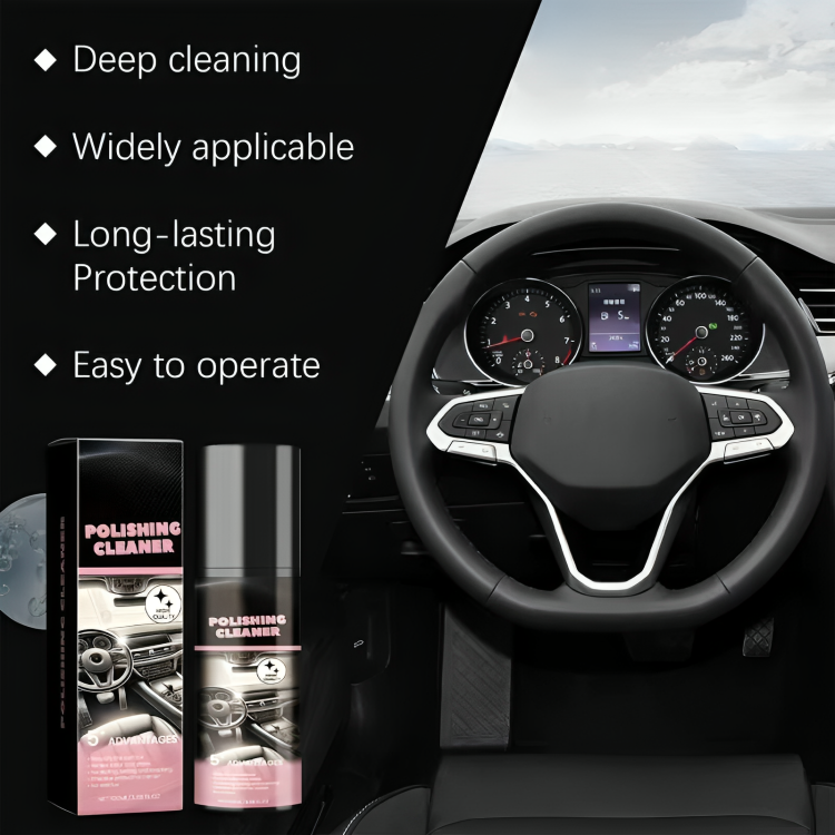 Lot de 2 sprays nettoyants pour intérieur de voiture, 100 ml